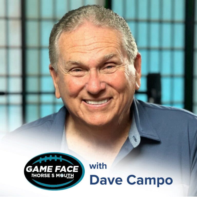 Game face with Dave.