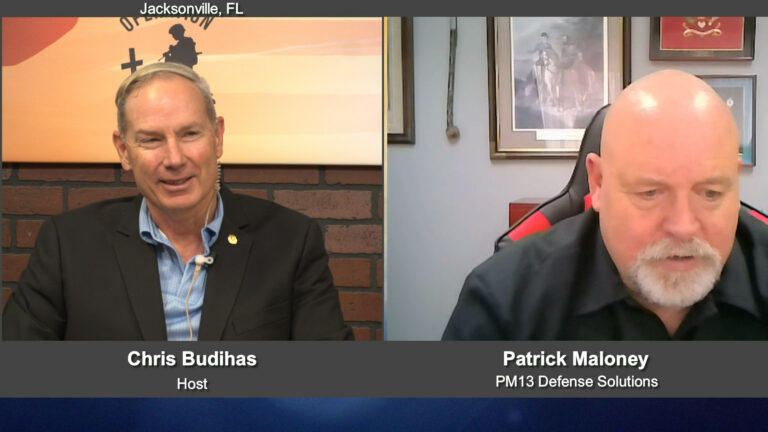 “5 Minute Salute” with Patrick Maloney of PM13 Defense Solutions.