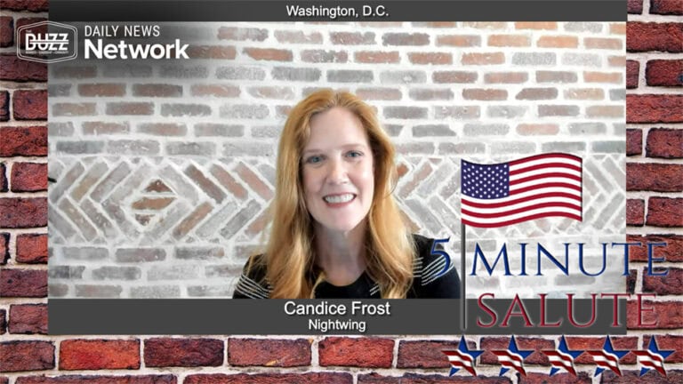 “5 Minute Salute” with Candice Frost of Nightwing