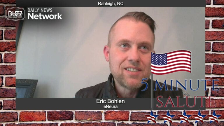 5 Minute Salute with Eric Bohlen of eNeura
