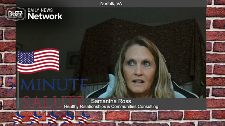 5 Minute Salute with Samantha Ross of Healthy Relationships & Communities