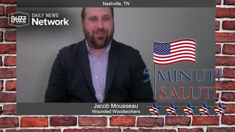5 Minute Salute with Jacob Mousseau of Wounded Woodworkers
