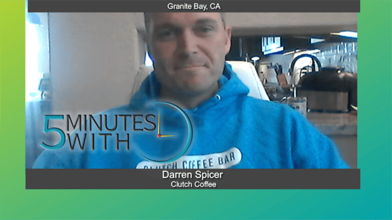 5 Award Winning Minutes With Darren Spicer of Clutch Coffee
