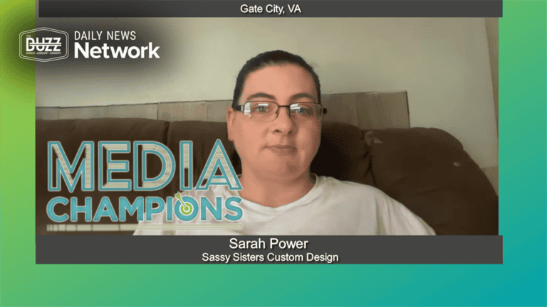 Media Champions with Sarah Power of Sassy Sisters Custom Design