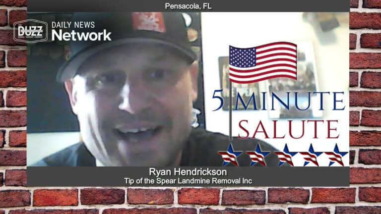 5 Minute Salute with Ryan Hendrickson of Tip of the Spear Landmine Removal Inc