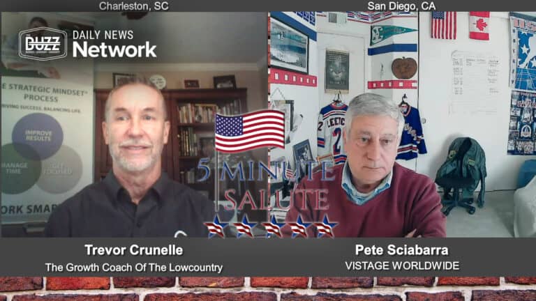 MAVD: 5 Minute Salute with Trevor Crunelle of The Growth Coach Of The Lowcountry and Pete Sciabarra of Vistage Worldwide.
