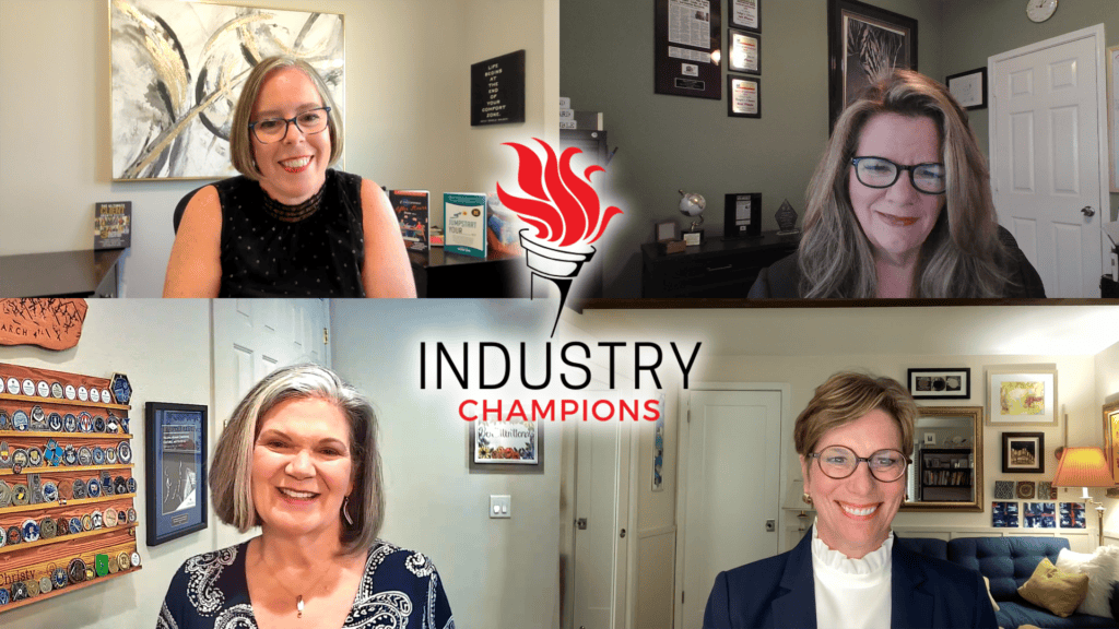 Industry Champions with Christine Campbel Rapin, Kristen Christy, Melissa Duoaire, and Sherri Combs