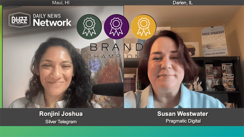 Brand Champions with Ronjini Joshua of Silver Telegram and Susan Westwater of Pragmatic Digital