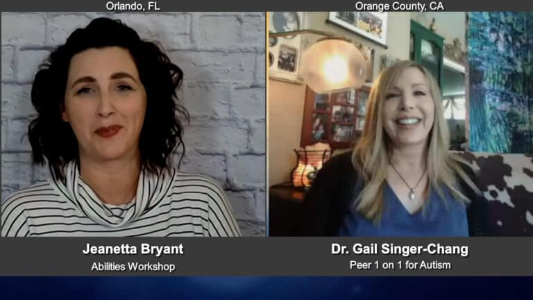 “Explore the Spectrum” with Dr. Gail Singer-Chang of Peer 1 on 1 for Autism