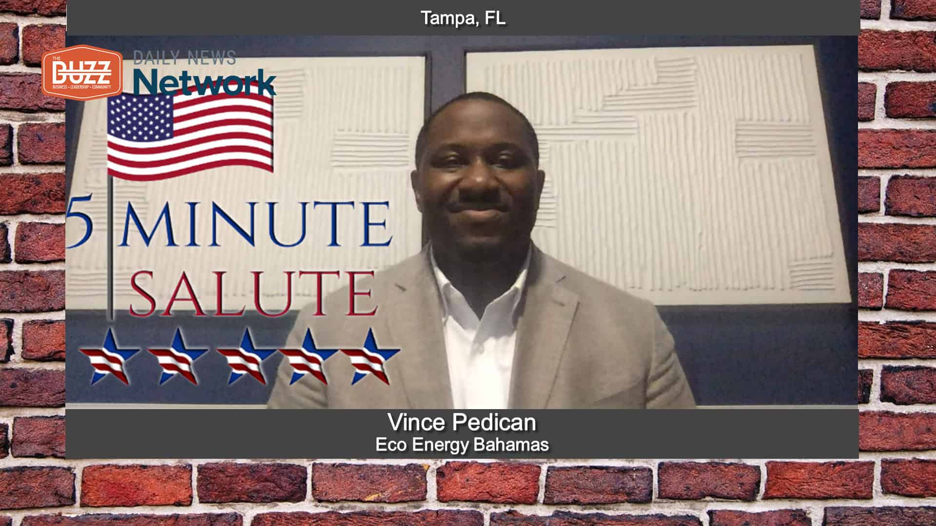 MAVD: 5 Minute Salute with Vince Pedican of Eco Energy Bahamas