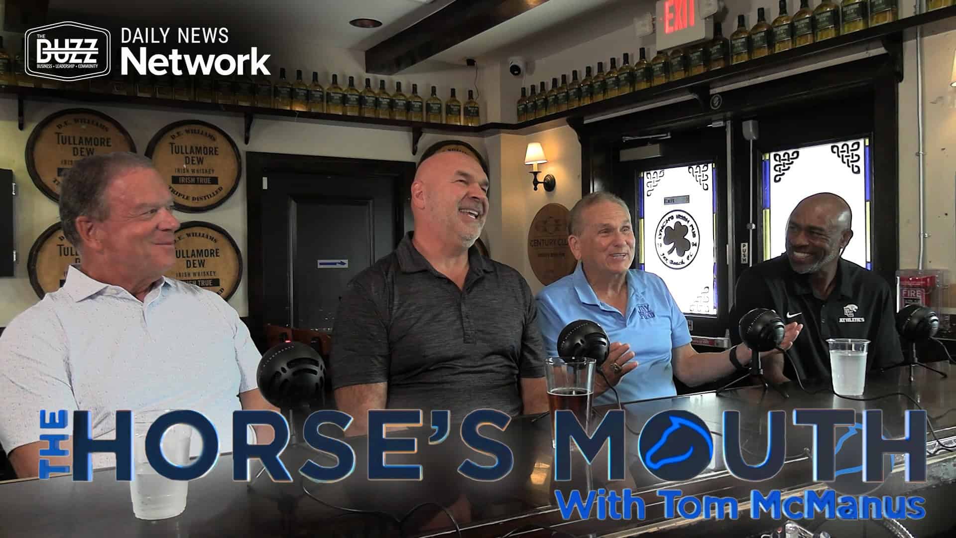 The Horse’s Mouth at Lynch’s Irish Pub with Mark Duffner, Doug Widell, Coach Dave Campo, and Aaron Beasley