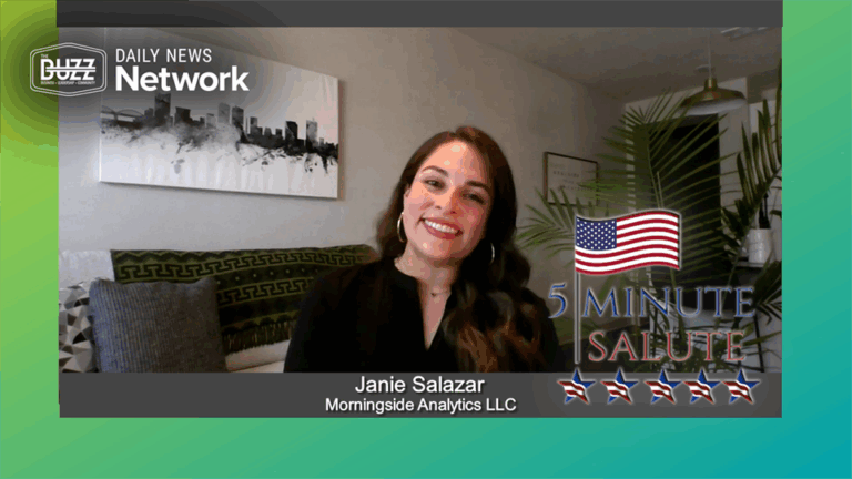 5 Minute Salute with Janie Salazar of Morningside Analytics LLC