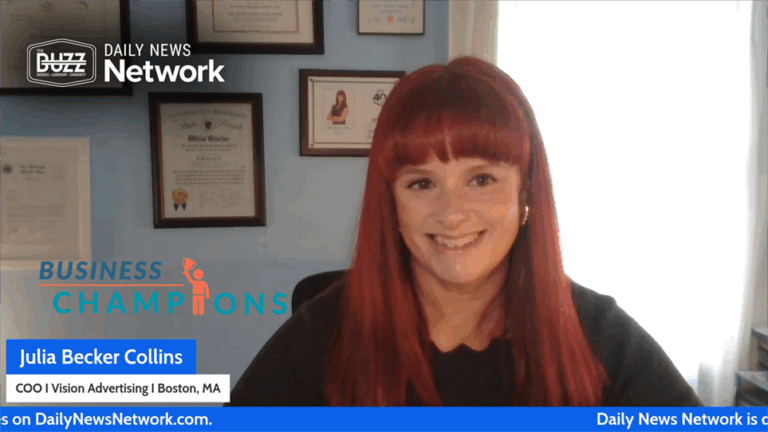 Business Champions with Julia Becker Collins of Vision Advertising