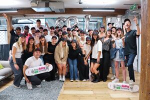 The Spin social media team in their London offices