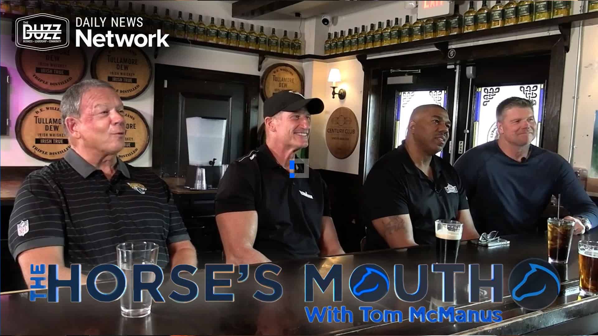 The Horse’s Mouth at Lynch’s Irish Pub with Mark Duffner, Don Davey, Lonnie Marts, and Kyle Brady.