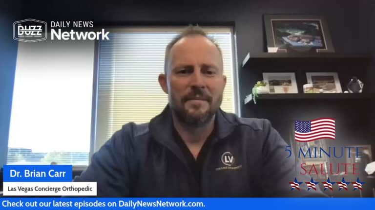 5 Minute Salute with Dr. Brian Carr of Las Vegas Concierge Orthopedic