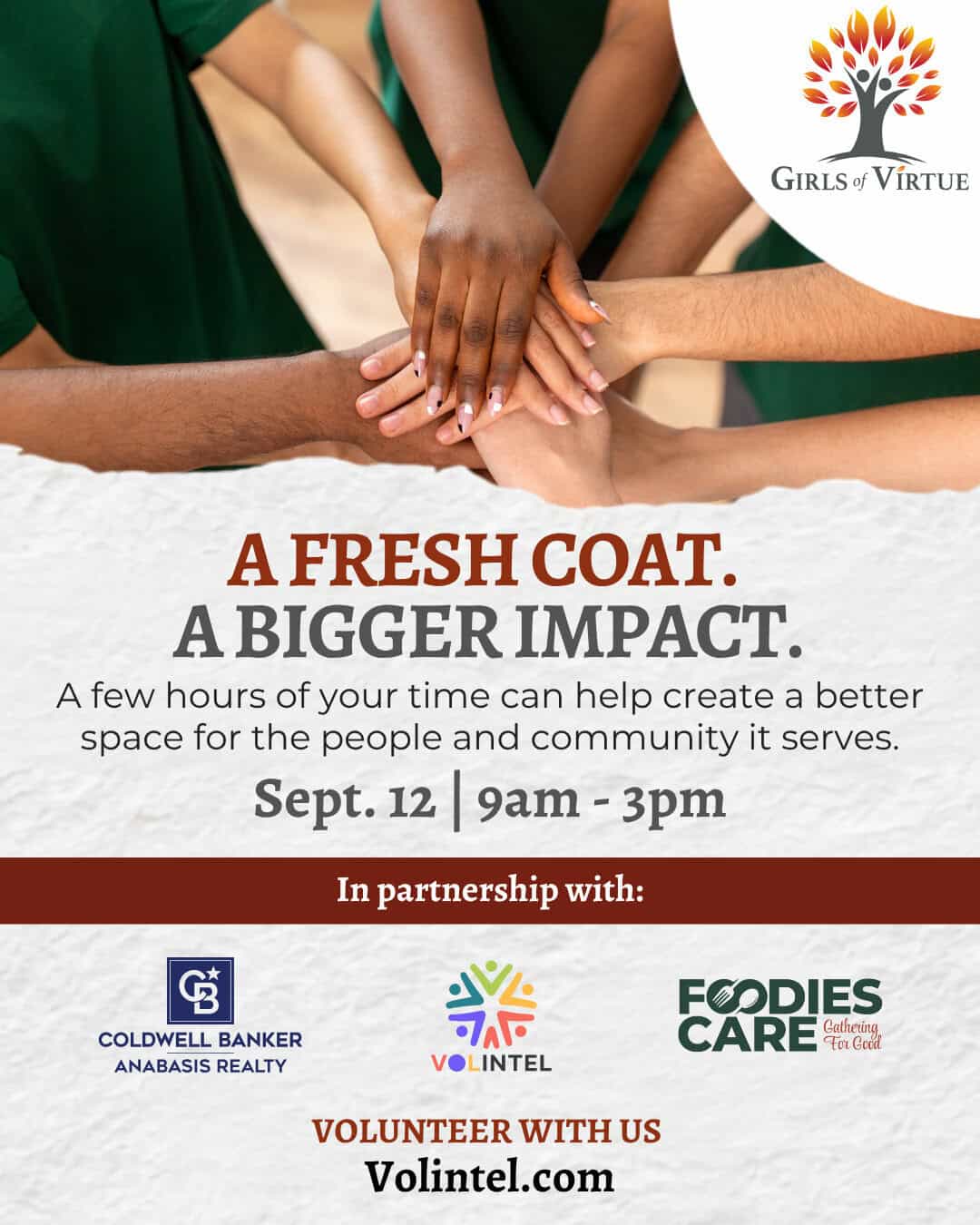 Girls of Virtue Holds Day of Service at New Headquarters